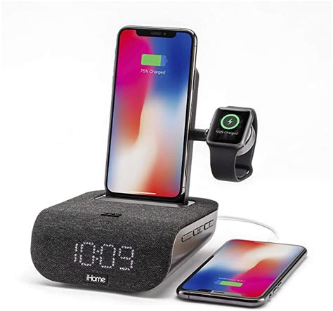 Amazon.com: iHome TIMEBASE PRO+ Triple Charging Alarm .